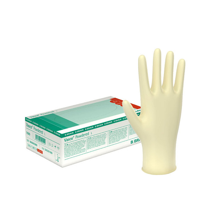 B. Braun Vasco® Powdered Latexhandschuhe 100 Stück
