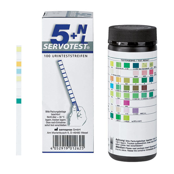 Servotest® 5+NL Urinteststreifen