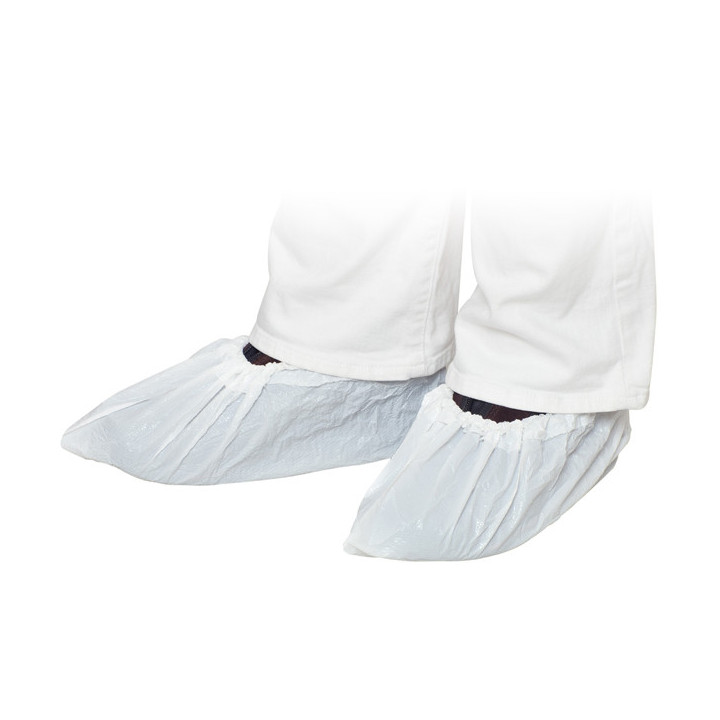 CPE-Überschuhe NonSkid, extra rutschemmend weiss, 50 Stück