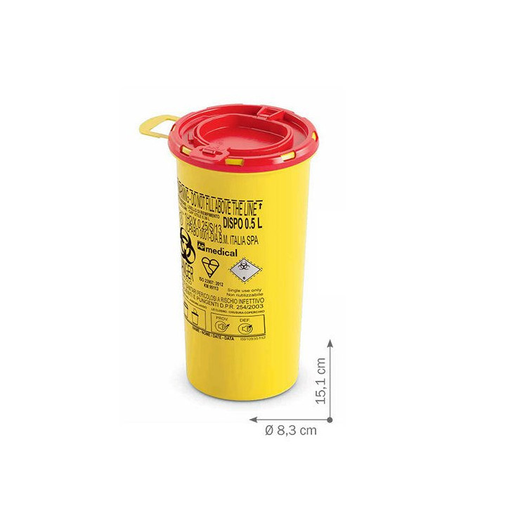 AP-Medical DISPO Kanüleneimer 500 ml