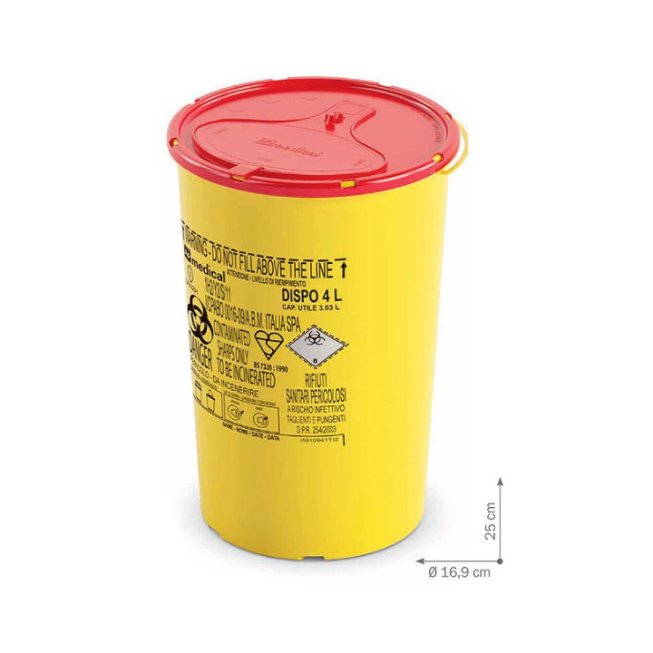 AP-Medical DISPO Kanüleneimer 4000 ml