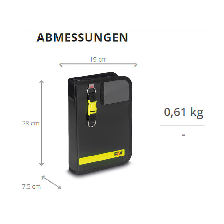 PAX® Fahrtenbuch DIN-A5 hoch - PAX PLAN - Abmessungen