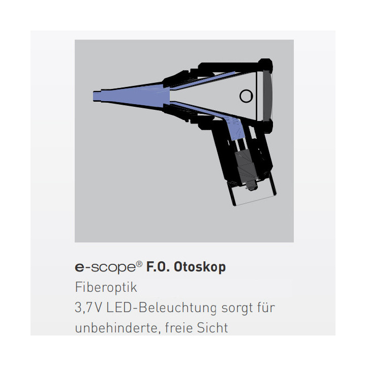 Riester e-scope® F.O. Otoskop LED 3,7 V Fieberoptik