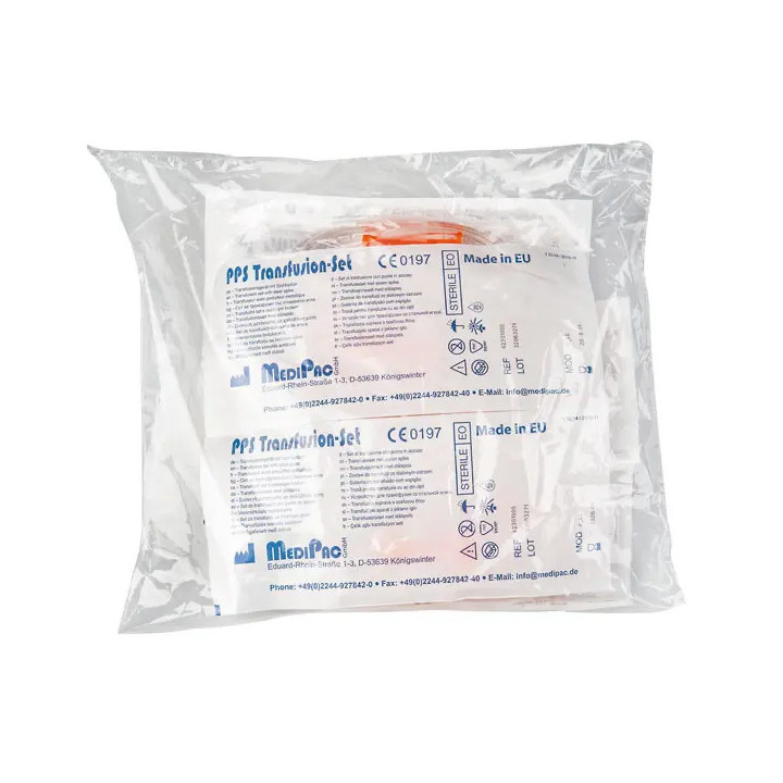 MediPac PPS Transfusionsgerät Luer-Lock Packung