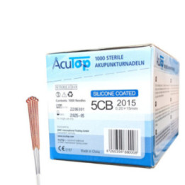 AcuTop® Akupunkturnadeln Typ 5CB 1000 Stück 20 x 15 Hellblau