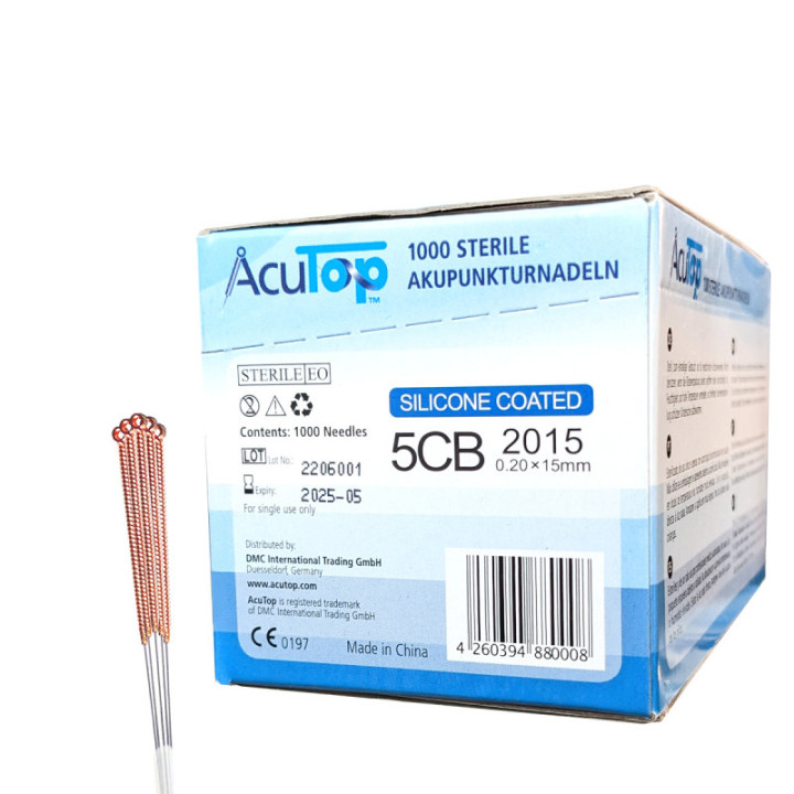 AcuTop® Akupunkturnadeln Typ 5CB 1000 Stück 20 x 15 Hellblau