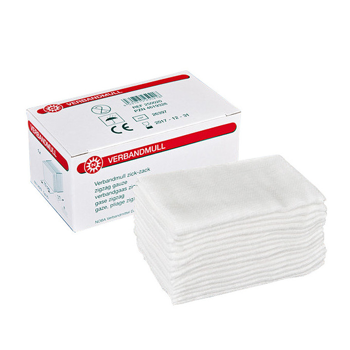NOBA Verbandmull ZZ 10 cm x 10 m