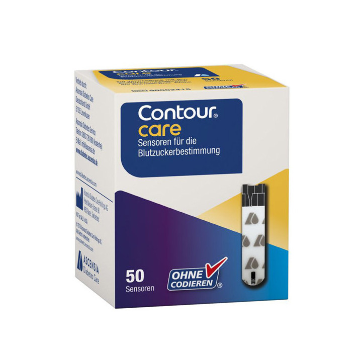 Ascensia Contour® care Sensoren Teststreifen