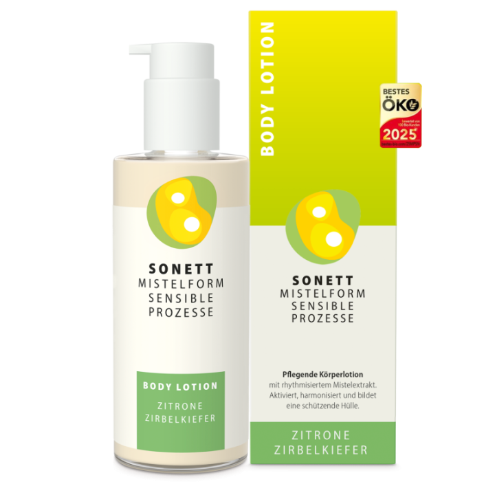 Sonett Mistelform Körperlotion | Zitrone Zirbelkiefer 145 ml Übersicht
