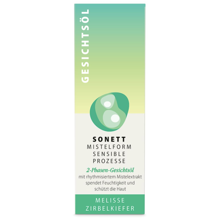 Sonett Mistelform 2-Phasen Gesichtsöl Melisse Zirbelkiefer 50 ml Bo