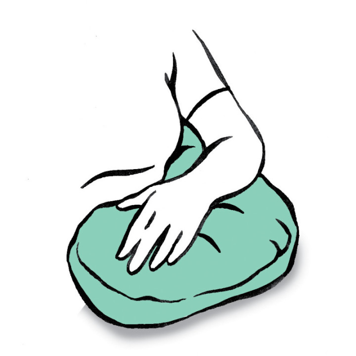 Lück Rhombo-med® Entspannungskissen Position1