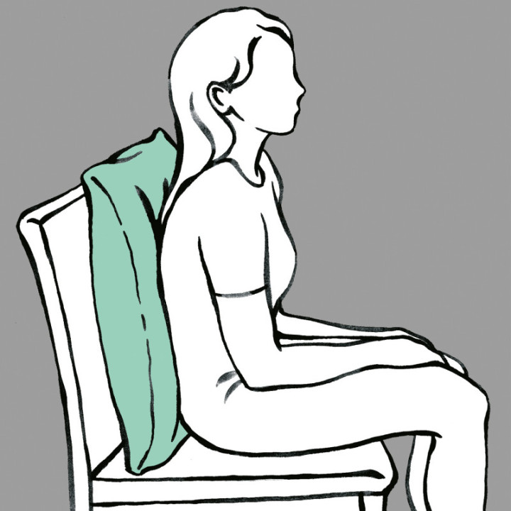 Lück Rhombo-fill® Komfortkissen Position 2