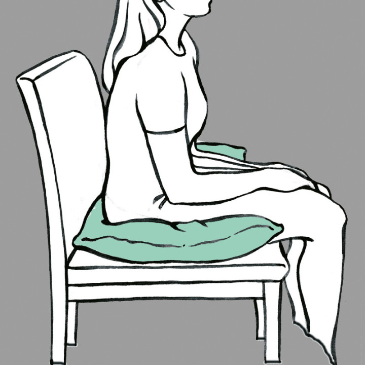 Lück Rhombo-fill® Komfortkissen Position 3