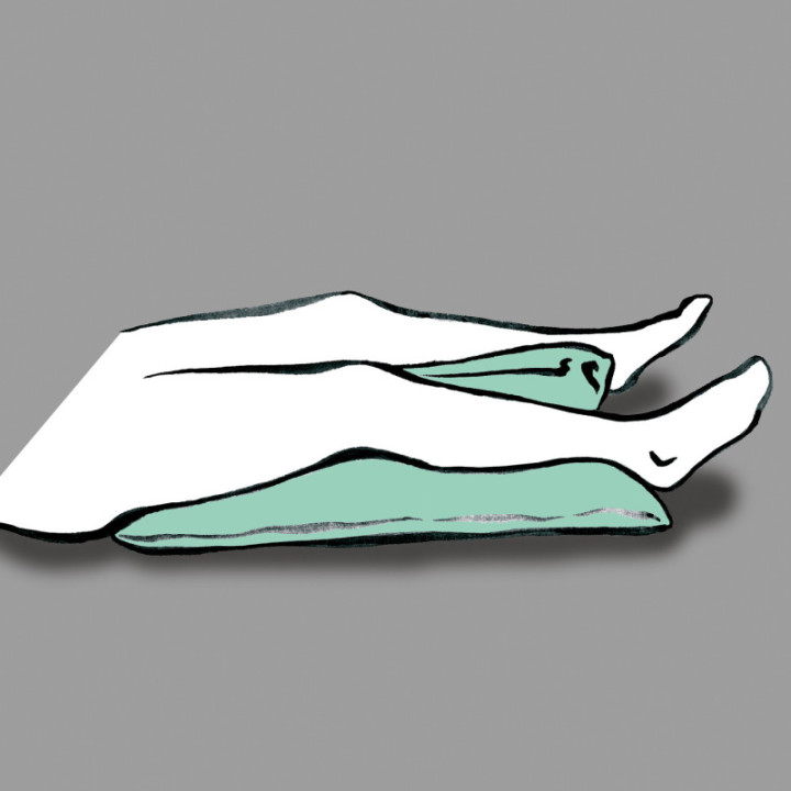 Lück Rhombo-med® Multikissen 75 x 75 cm Position3