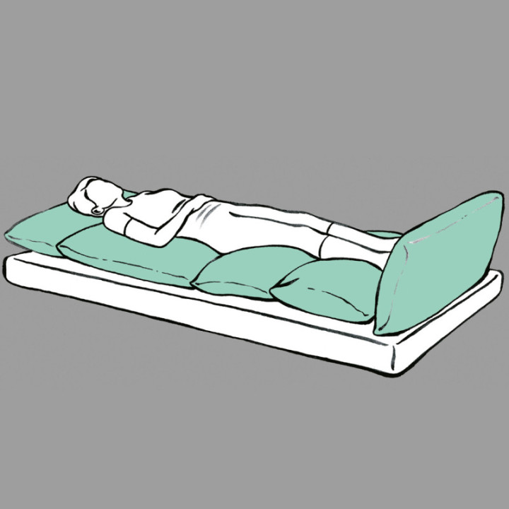Lück Rhombo-medical® Kissenbett-Set Positionierung