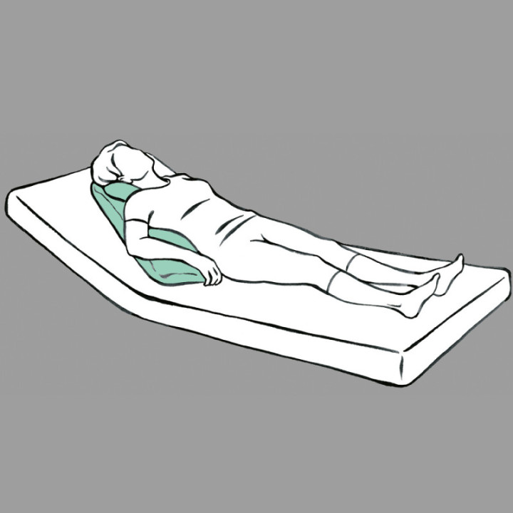 Lück Rhombo-medical® Atemunterstützende-Set Position