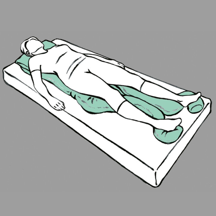 Lück Rhombo-medical® Sensorollen-Set Position 2