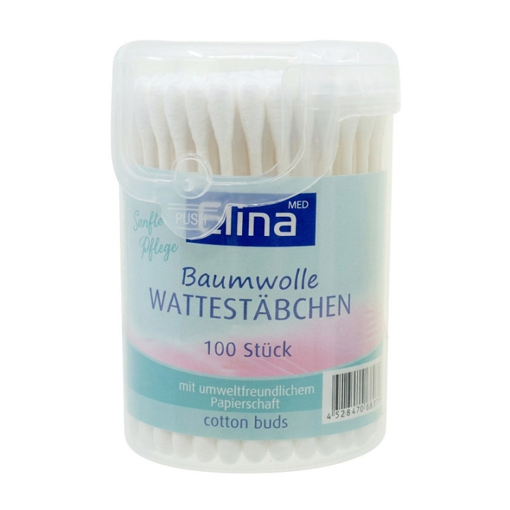 Elina-Med Wattestäbchen Rückseite