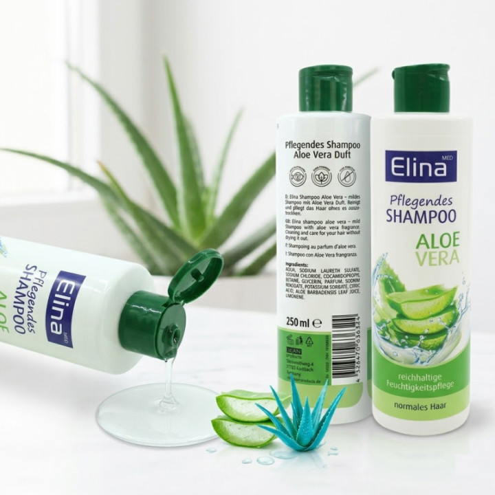 Elina-Med Aloe Vera Shampoo 250 ml Übersicht