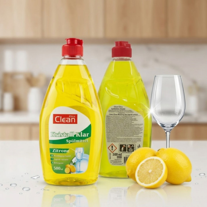 Elina Clean Spülmittel Zitrone 500 ml Anwendung