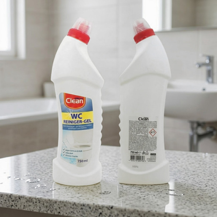 Elina Clean WC Reinigergel Lemon 750 ml Anwendung