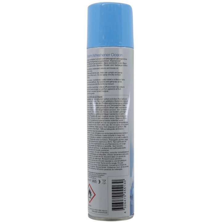 Elina Clean Raumspray Ocean 300 ml Rueckseite