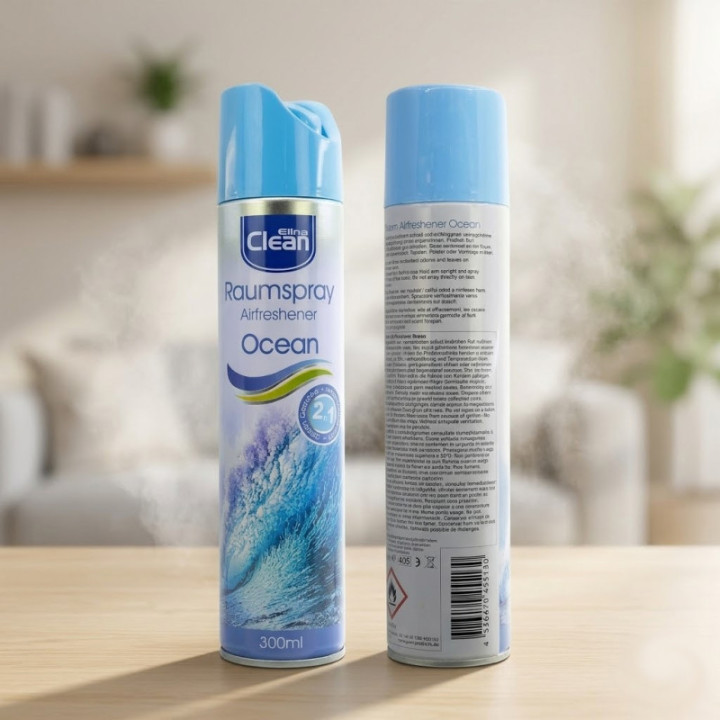 Elina Clean Raumspray Ocean 300 ml Uebersicht