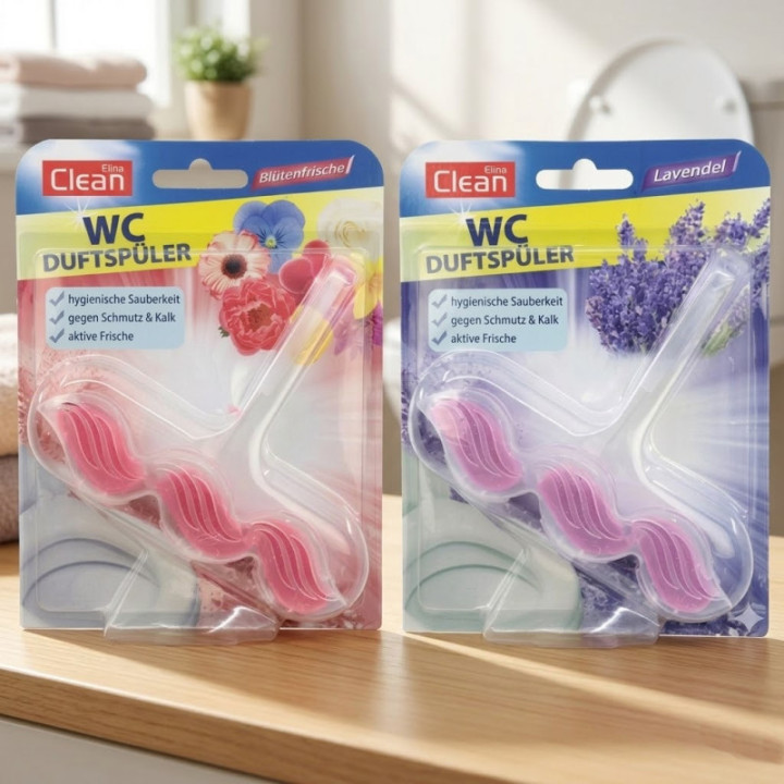 Elina Clean WC Duftspüler 2er Pack Uebersicht