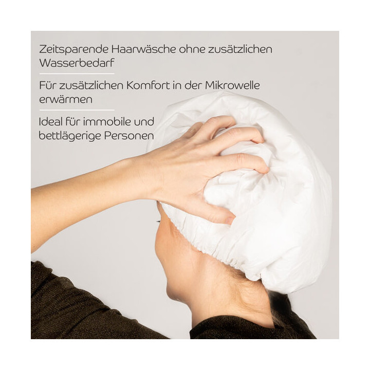 Abena® Shampoo-Haube | Haarwaschhaube Anwendung
