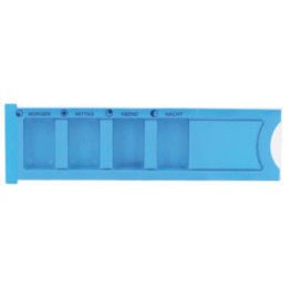 WMC® Medikamenten Tagesdispenser Blau