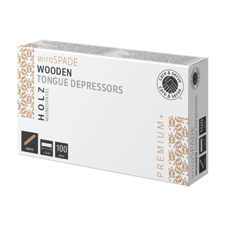 Care & Serve® Holzmundspatel Box 100 Stück