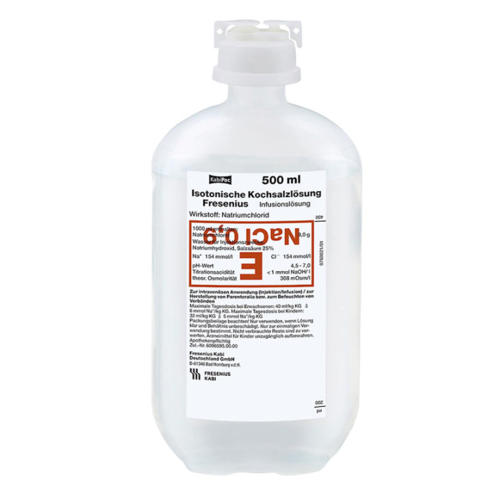 Fresenius KabiPac® Isotonische Kochsalzlösung 10 x 500 ml