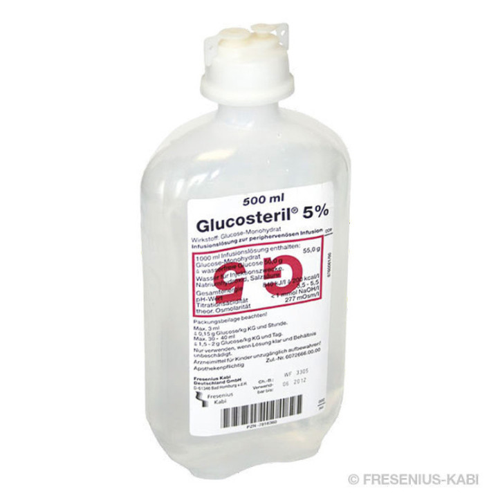 Fresenius Glucosteril Glucose Lösung 5%