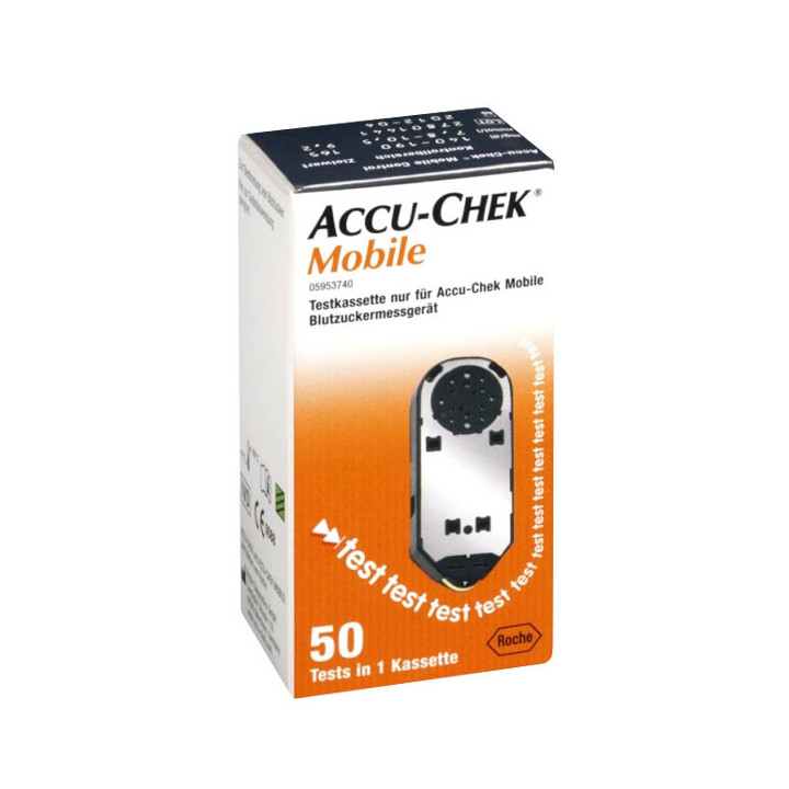 Original 50 Accu-Chek® Mobile Teststreifen.