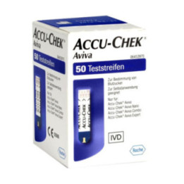 50 Original Accu-Chek® Aviva Teststreifen.