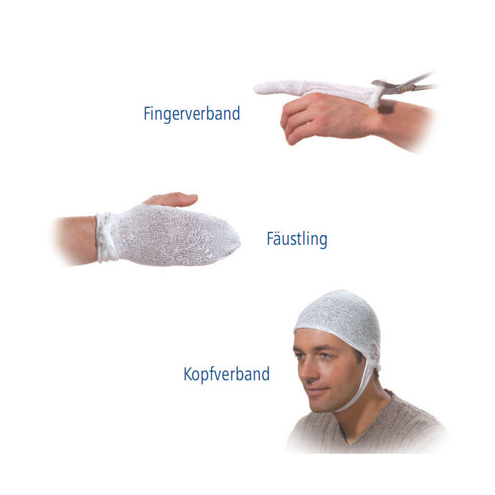 Hartmann Stülpa® Schlauchverband in 6 verschiedenen Varianten auf der 15 Meter Rolle.