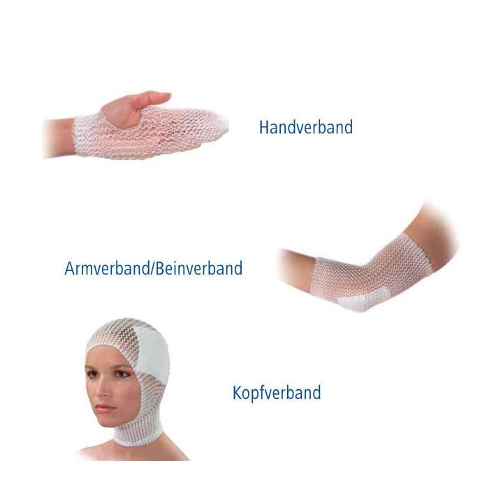 Hartmann Stülpa® Fix netzschlauchverband auf der 25 Meter Rolle.