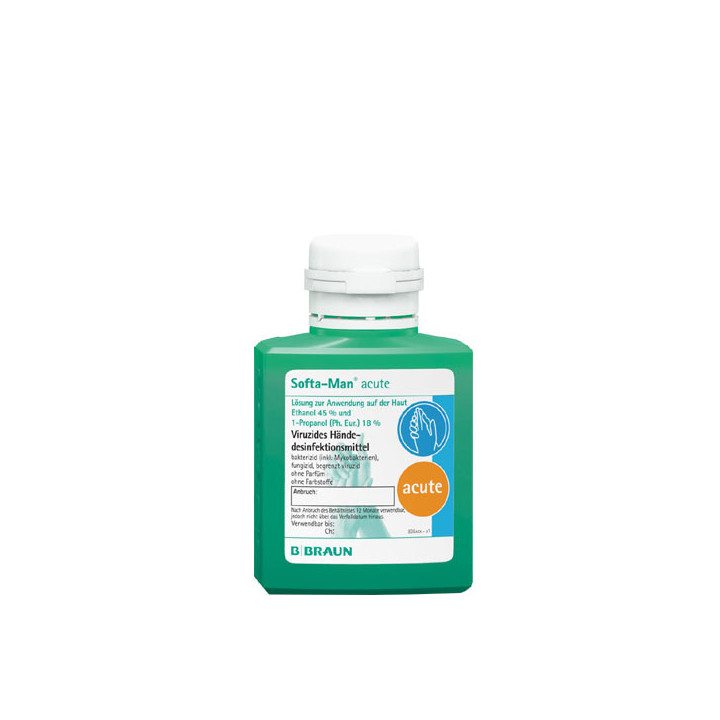 Softa-Man® acute viruzide Händedesinfektion 100ml Kittelflasche