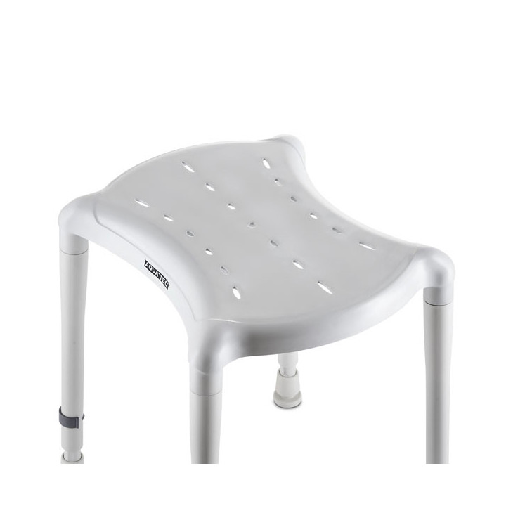 Aquatec® Dot Duschhocker mit festen und verstellbaren Standfüssen