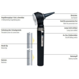KaWe Piccolight® C 2,5 V Otoskop Night Technikdetail